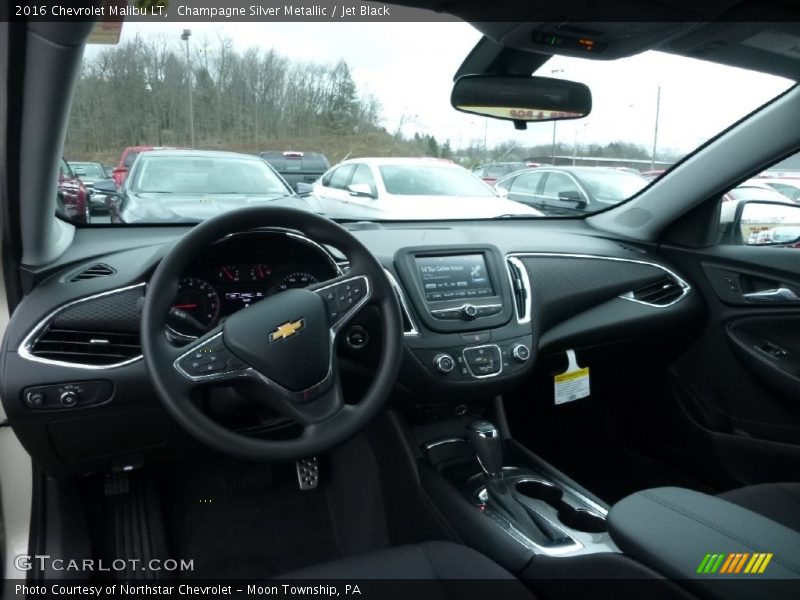 Champagne Silver Metallic / Jet Black 2016 Chevrolet Malibu LT