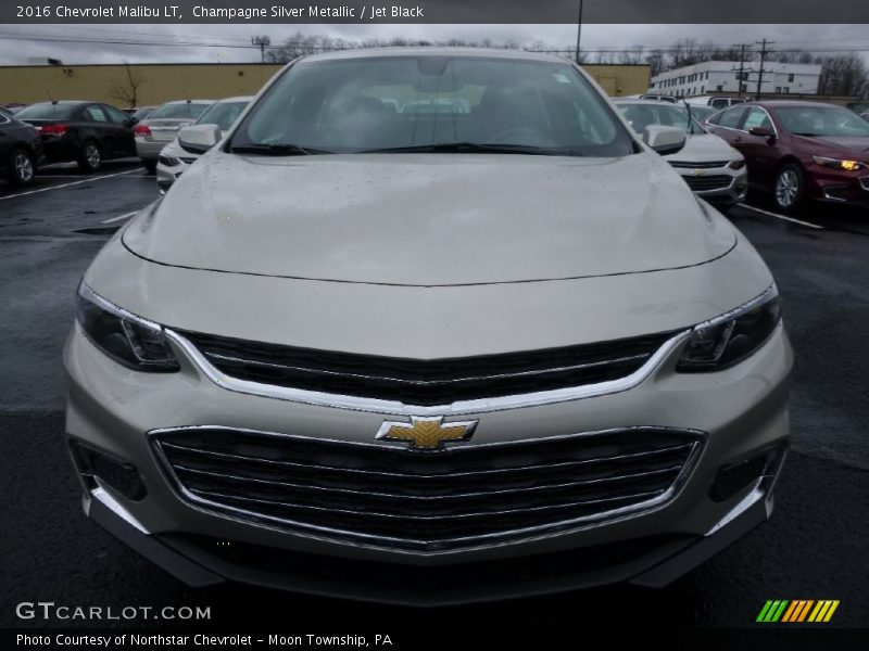 Champagne Silver Metallic / Jet Black 2016 Chevrolet Malibu LT