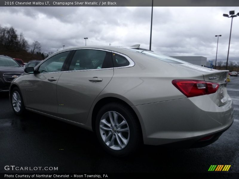 Champagne Silver Metallic / Jet Black 2016 Chevrolet Malibu LT