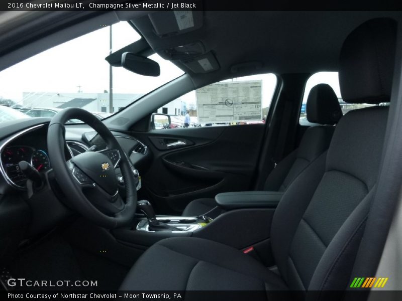 Champagne Silver Metallic / Jet Black 2016 Chevrolet Malibu LT