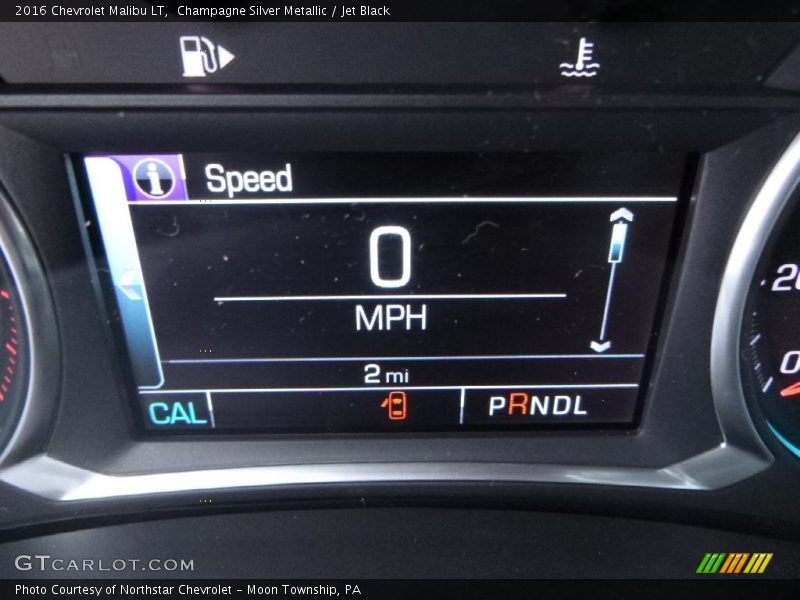 Champagne Silver Metallic / Jet Black 2016 Chevrolet Malibu LT