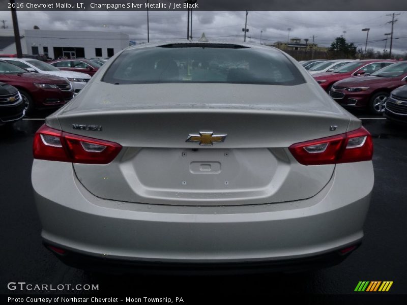 Champagne Silver Metallic / Jet Black 2016 Chevrolet Malibu LT