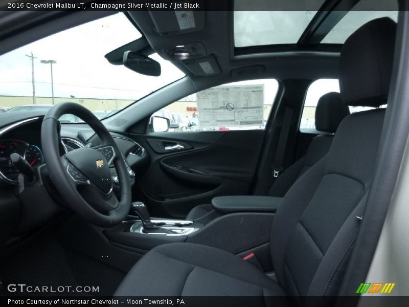 Champagne Silver Metallic / Jet Black 2016 Chevrolet Malibu LT