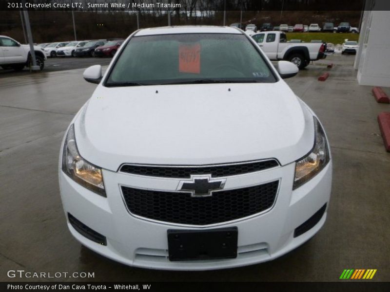 Summit White / Medium Titanium 2011 Chevrolet Cruze LTZ