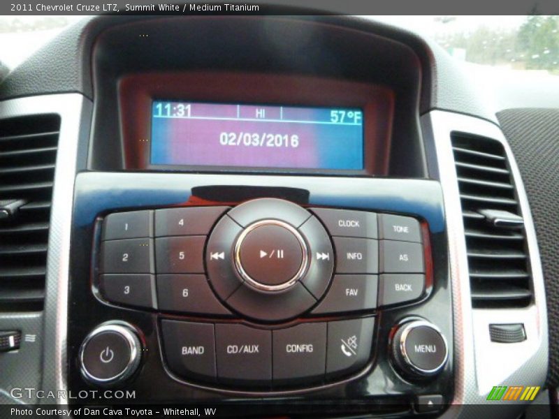 Summit White / Medium Titanium 2011 Chevrolet Cruze LTZ