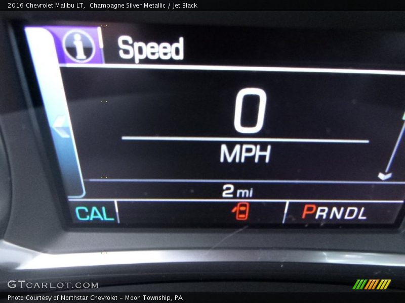 Champagne Silver Metallic / Jet Black 2016 Chevrolet Malibu LT