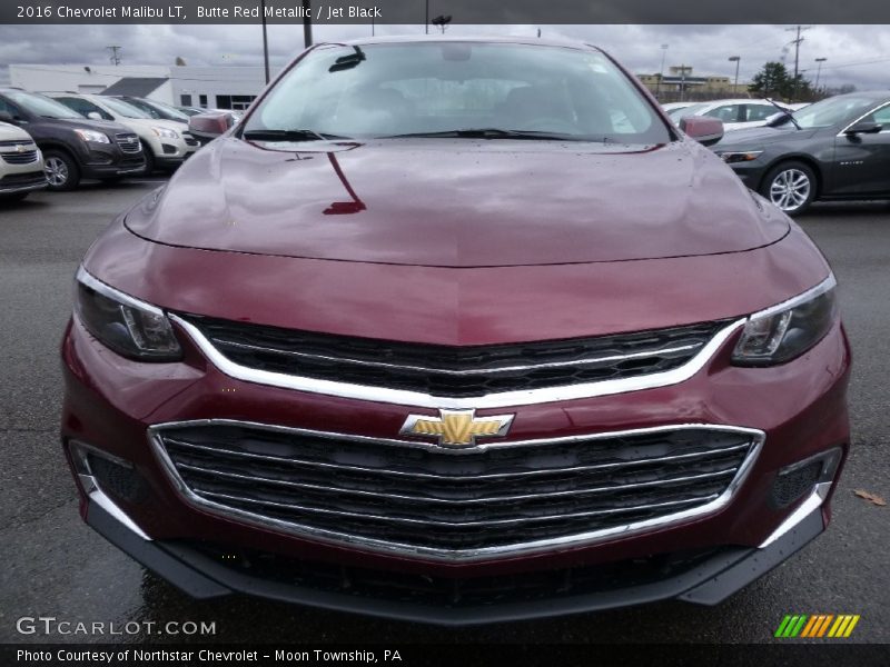 Butte Red Metallic / Jet Black 2016 Chevrolet Malibu LT