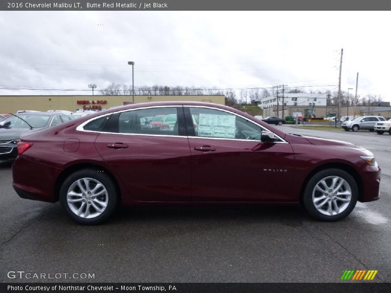 Butte Red Metallic / Jet Black 2016 Chevrolet Malibu LT