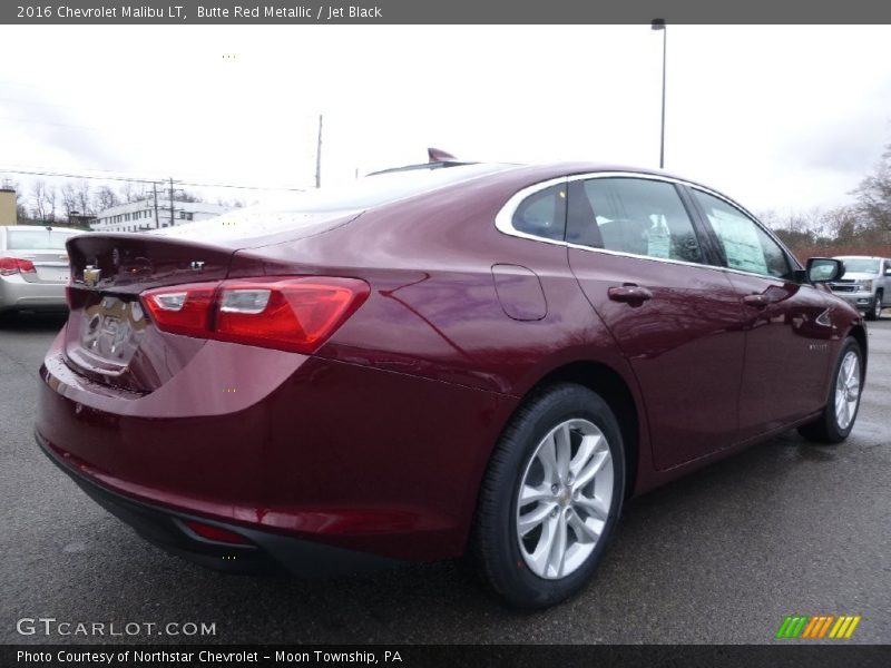 Butte Red Metallic / Jet Black 2016 Chevrolet Malibu LT