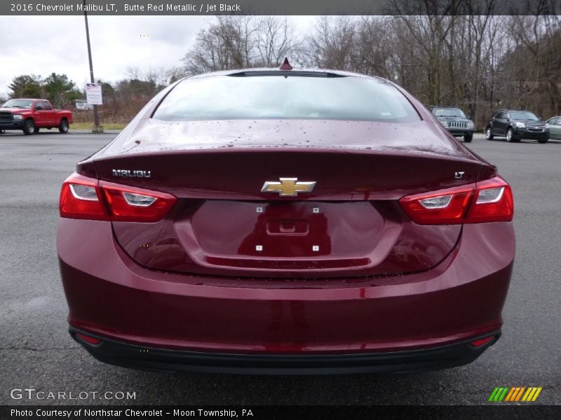 Butte Red Metallic / Jet Black 2016 Chevrolet Malibu LT