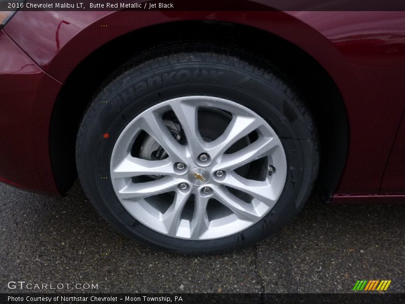 Butte Red Metallic / Jet Black 2016 Chevrolet Malibu LT