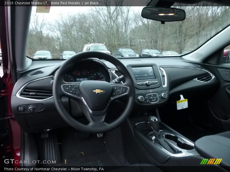 Butte Red Metallic / Jet Black 2016 Chevrolet Malibu LT