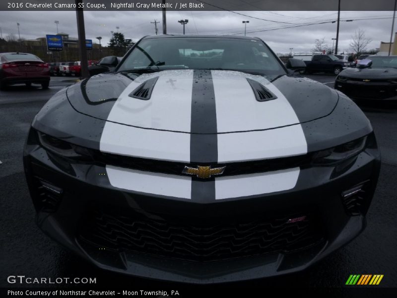 Nightfall Gray Metallic / Jet Black 2016 Chevrolet Camaro SS Coupe
