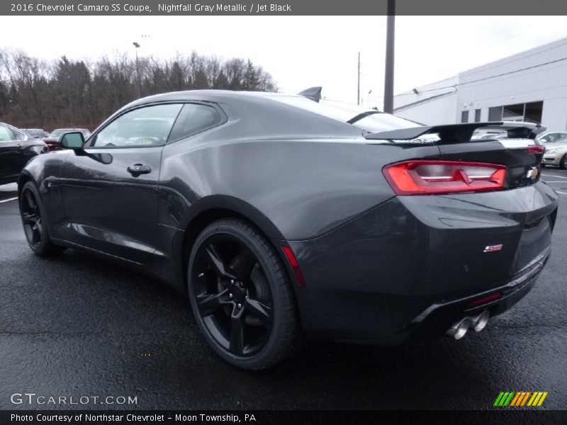 Nightfall Gray Metallic / Jet Black 2016 Chevrolet Camaro SS Coupe