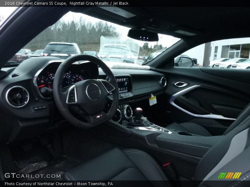 Jet Black Interior - 2016 Camaro SS Coupe 