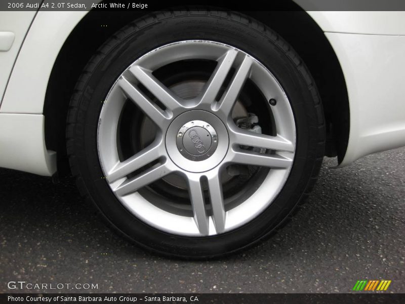 Arctic White / Beige 2006 Audi A4 2.0T Sedan