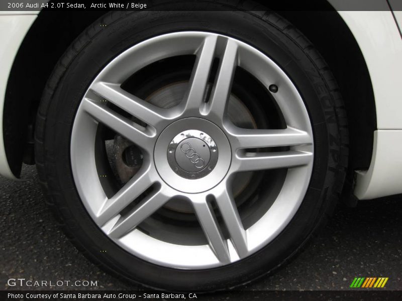 Arctic White / Beige 2006 Audi A4 2.0T Sedan