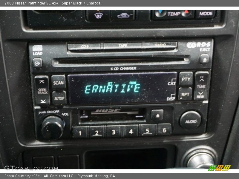Super Black / Charcoal 2003 Nissan Pathfinder SE 4x4