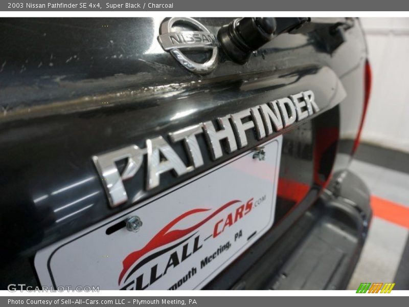Super Black / Charcoal 2003 Nissan Pathfinder SE 4x4