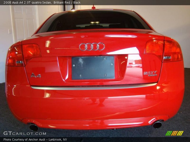 Brilliant Red / Black 2008 Audi A4 2.0T quattro Sedan