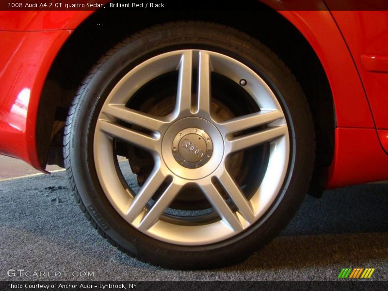 Brilliant Red / Black 2008 Audi A4 2.0T quattro Sedan
