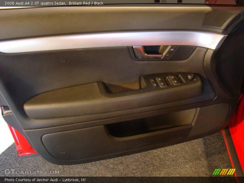 Brilliant Red / Black 2008 Audi A4 2.0T quattro Sedan