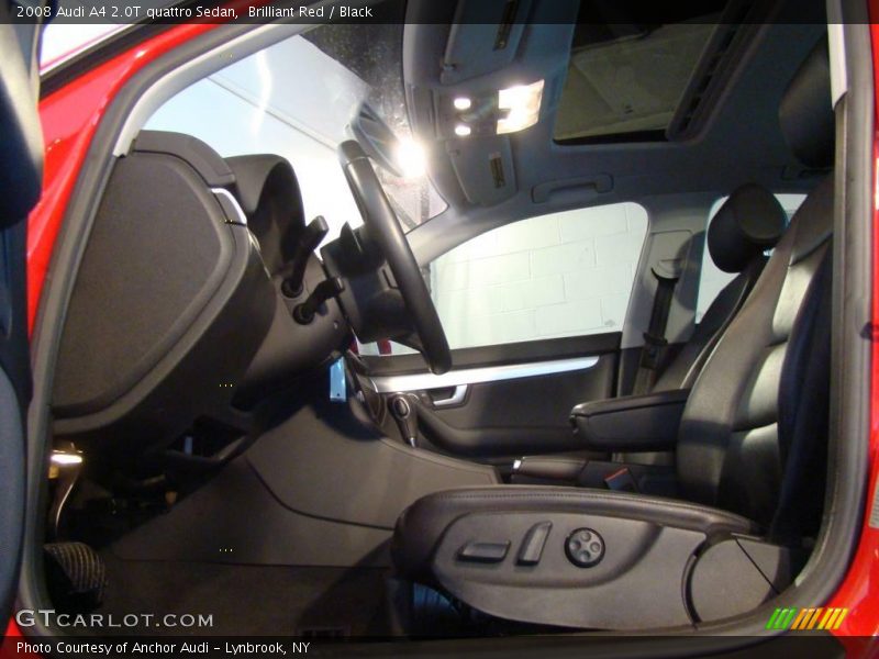 Brilliant Red / Black 2008 Audi A4 2.0T quattro Sedan