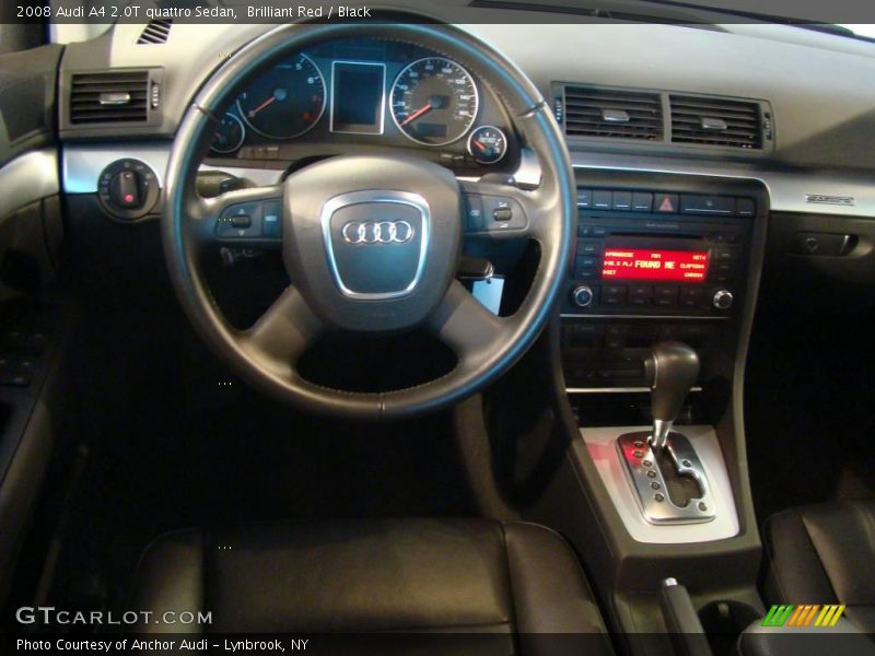 Brilliant Red / Black 2008 Audi A4 2.0T quattro Sedan