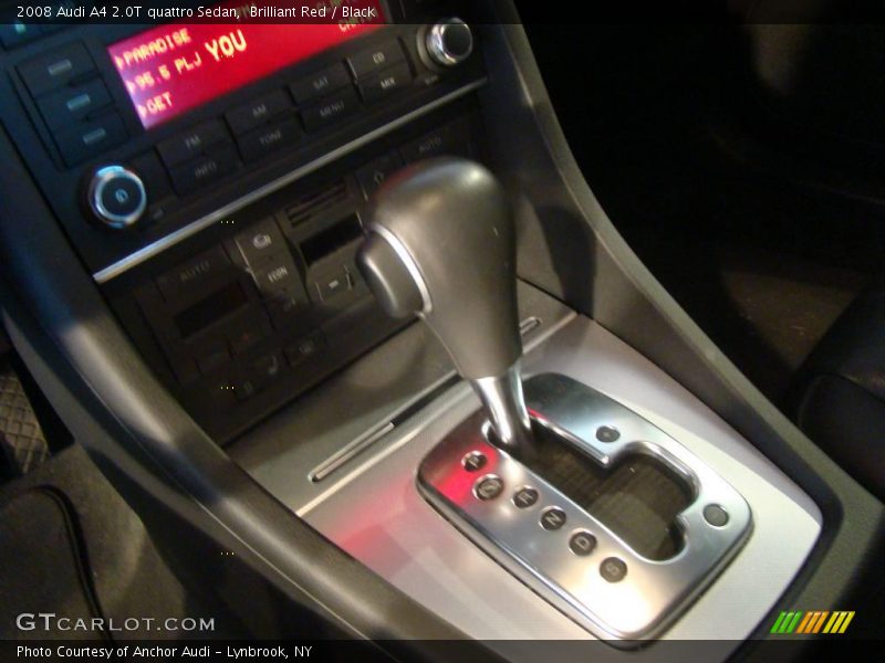 Brilliant Red / Black 2008 Audi A4 2.0T quattro Sedan