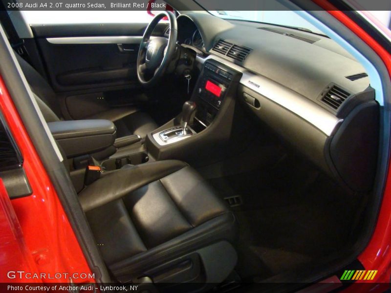Brilliant Red / Black 2008 Audi A4 2.0T quattro Sedan