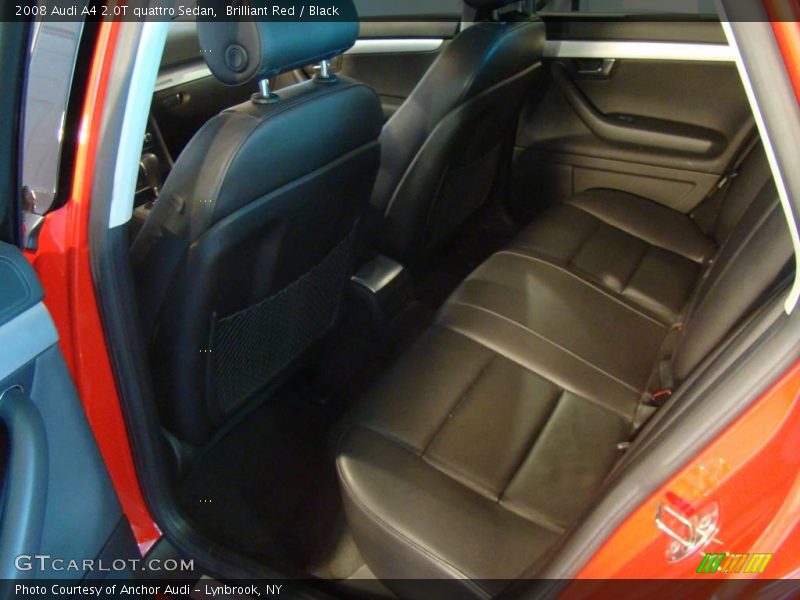 Brilliant Red / Black 2008 Audi A4 2.0T quattro Sedan