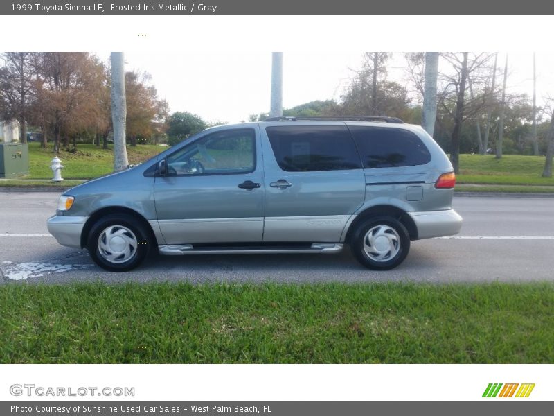 Frosted Iris Metallic / Gray 1999 Toyota Sienna LE