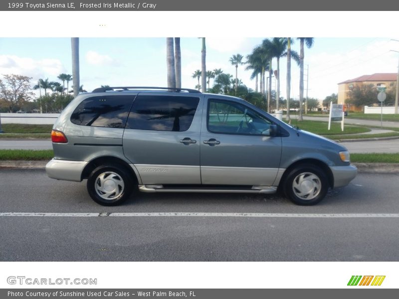 Frosted Iris Metallic / Gray 1999 Toyota Sienna LE