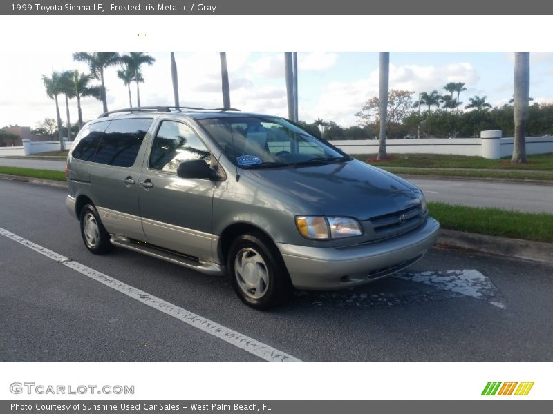 Frosted Iris Metallic / Gray 1999 Toyota Sienna LE