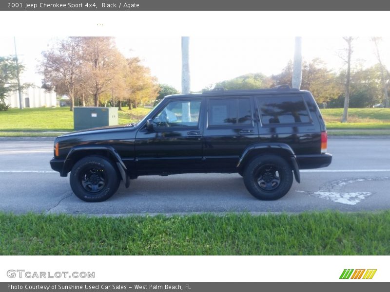 Black / Agate 2001 Jeep Cherokee Sport 4x4