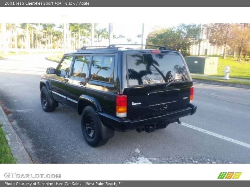 Black / Agate 2001 Jeep Cherokee Sport 4x4