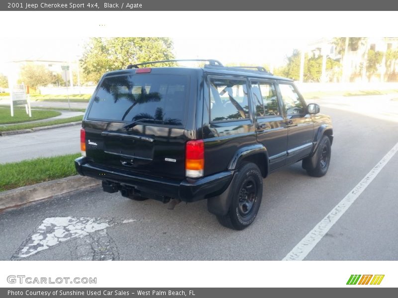Black / Agate 2001 Jeep Cherokee Sport 4x4