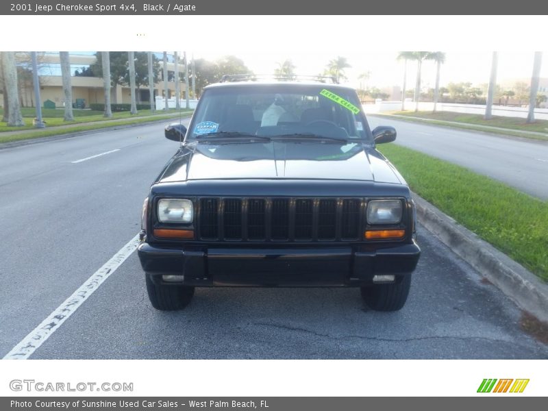 Black / Agate 2001 Jeep Cherokee Sport 4x4