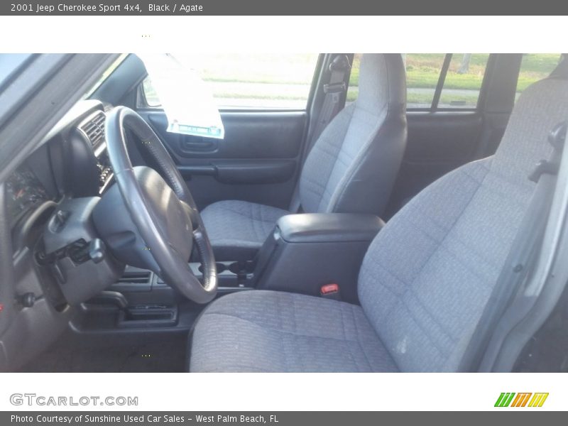 Black / Agate 2001 Jeep Cherokee Sport 4x4