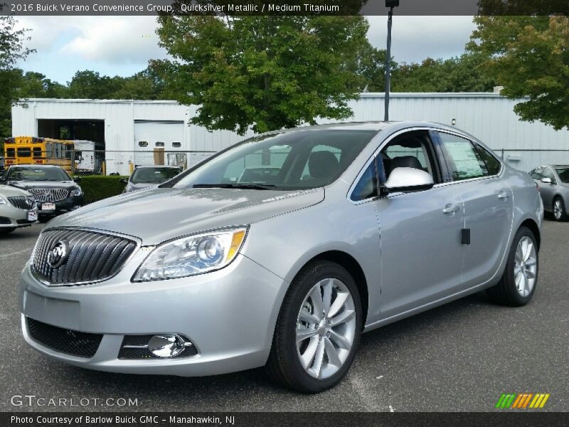 Quicksilver Metallic / Medium Titanium 2016 Buick Verano Convenience Group