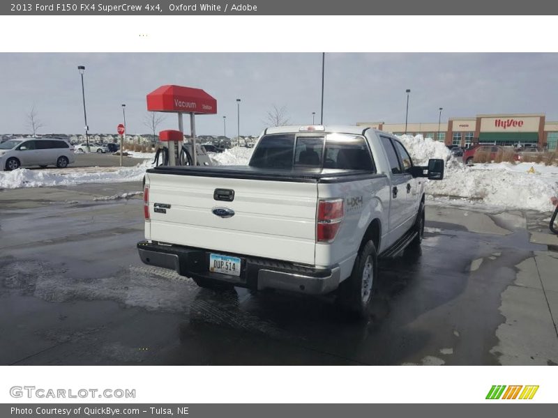 Oxford White / Adobe 2013 Ford F150 FX4 SuperCrew 4x4