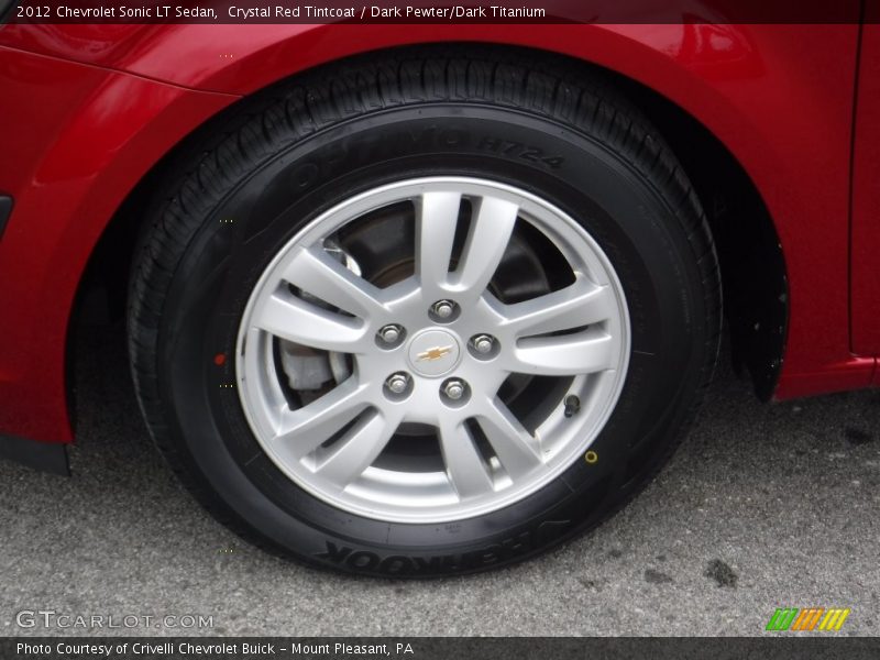 Crystal Red Tintcoat / Dark Pewter/Dark Titanium 2012 Chevrolet Sonic LT Sedan