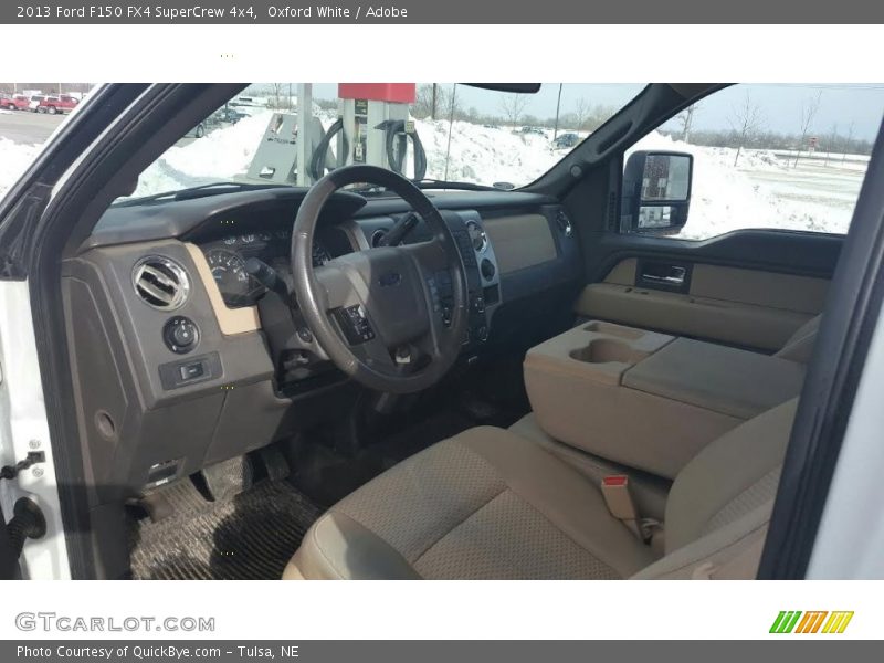 Oxford White / Adobe 2013 Ford F150 FX4 SuperCrew 4x4