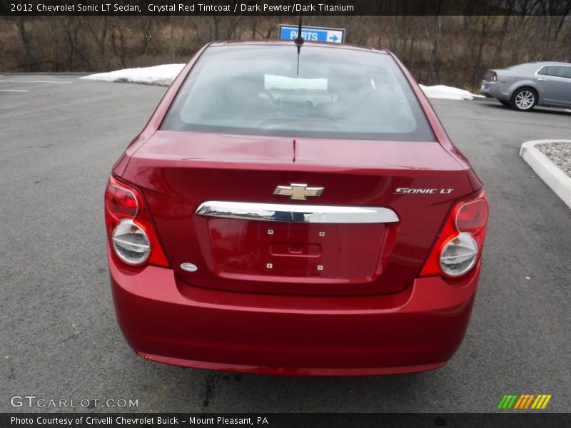 Crystal Red Tintcoat / Dark Pewter/Dark Titanium 2012 Chevrolet Sonic LT Sedan