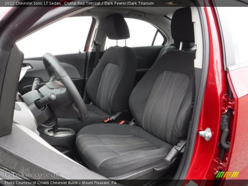 Crystal Red Tintcoat / Dark Pewter/Dark Titanium 2012 Chevrolet Sonic LT Sedan