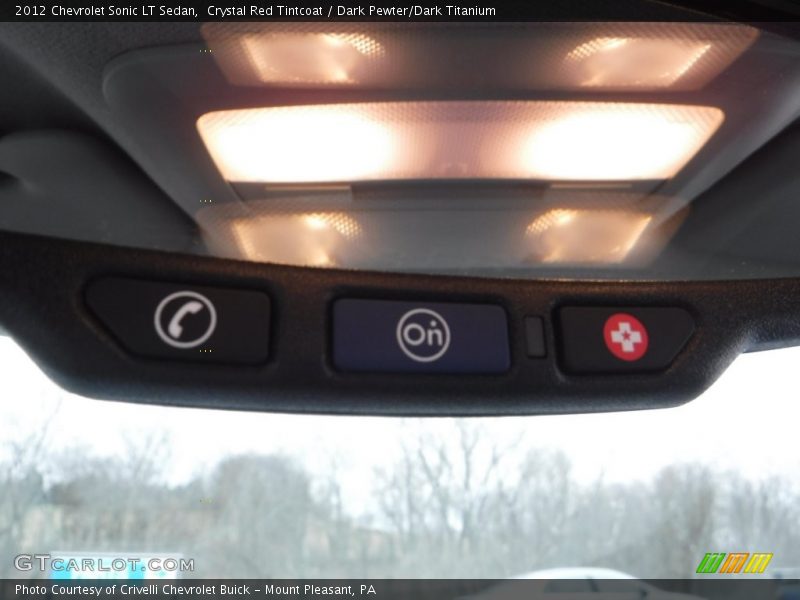 Crystal Red Tintcoat / Dark Pewter/Dark Titanium 2012 Chevrolet Sonic LT Sedan