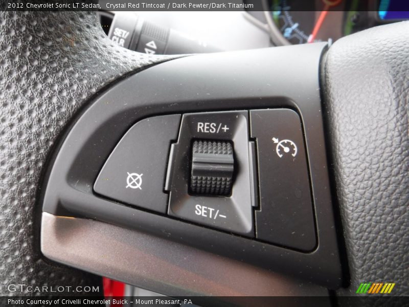 Crystal Red Tintcoat / Dark Pewter/Dark Titanium 2012 Chevrolet Sonic LT Sedan