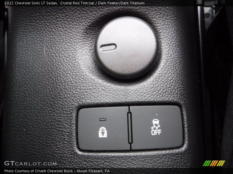 Crystal Red Tintcoat / Dark Pewter/Dark Titanium 2012 Chevrolet Sonic LT Sedan