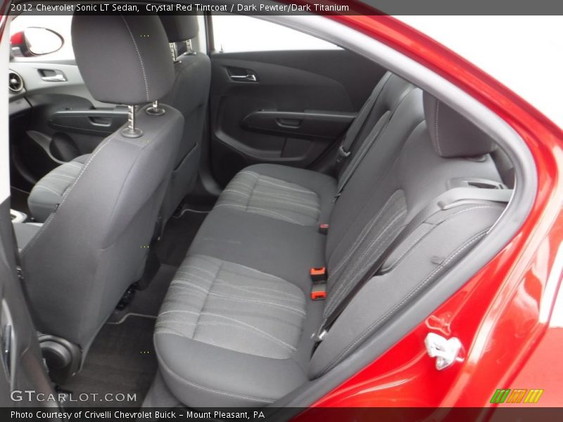 Crystal Red Tintcoat / Dark Pewter/Dark Titanium 2012 Chevrolet Sonic LT Sedan