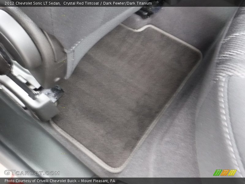 Crystal Red Tintcoat / Dark Pewter/Dark Titanium 2012 Chevrolet Sonic LT Sedan